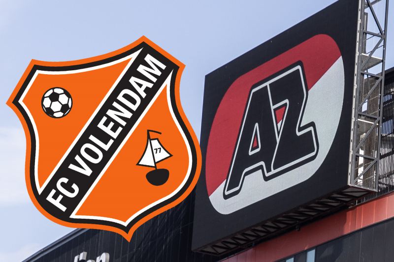 4 kaarten FC Volendam-AZ