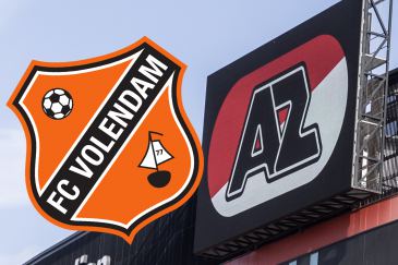 4 kaarten FC Volendam-AZ